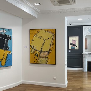 Mattia Moreni, Another looking, exhibition view. Courtesy of Galleria d’Arte Maggiore