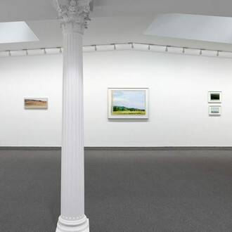 Sylvia Plimack Mangold, Tape, 1975–1986, exhibition view. Courtesy of Krakow Witkin Gallery