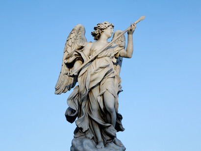 Castel Sant'Angelo, Angelo con la lancia