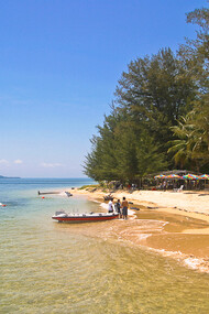 La spiaggia di Labuan