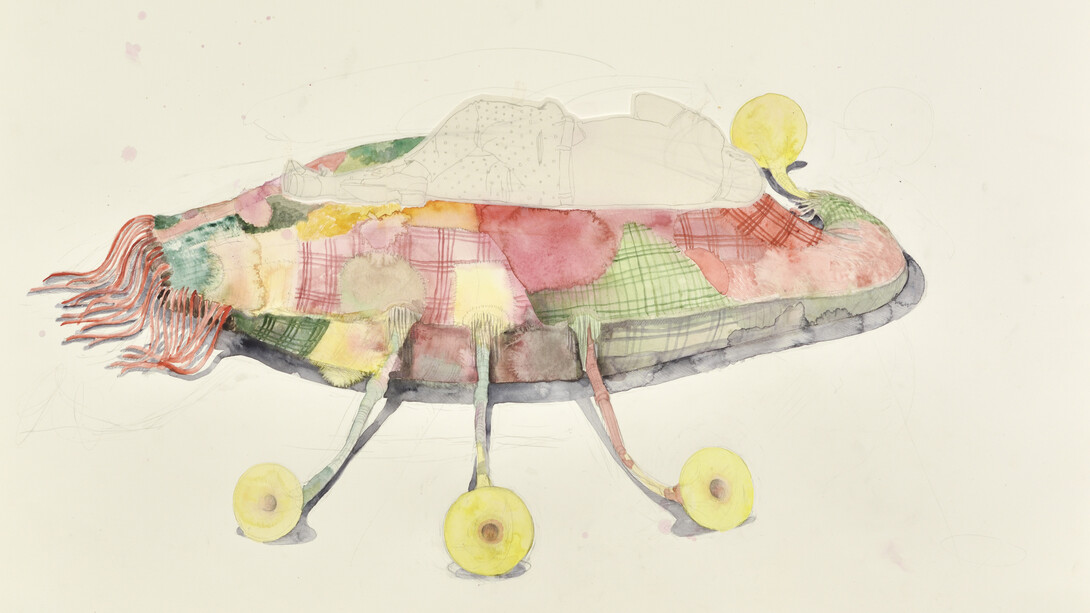 Thomas Buswell, Pangloss’s lost candy floss. © Rebecca Fanuele. Avec l'aimable autorisation de l'artiste et de la Galerie Suzanne Tarasieve, Paris