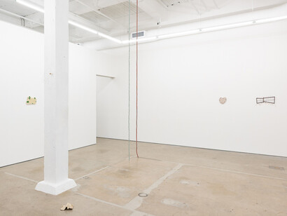 Noriko Kawana, On a very quiet morning, on the same piece of toast, exhibition view. Courtesy of Adams and Ollman