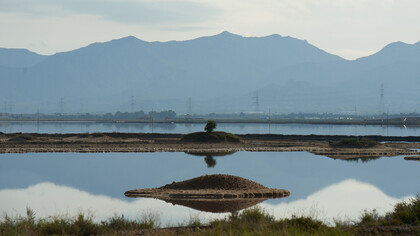 Salt pans near Cagliari. Ph Raethia Corsini