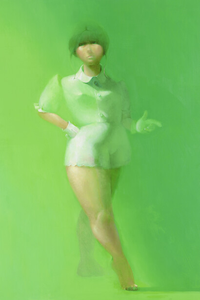 Lisa Yuskavage, Big Marie, 1993. Private Collection. Courtesy the artist and David Zwirner, New York, London
