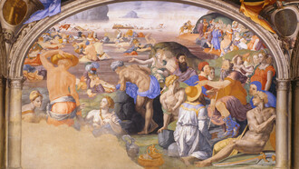 Agnolo Bronzino, El cruce del Mar Rojo (c. 1541)