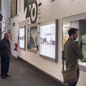 Main exhibition space. Courtesy of Imperial War Museum North