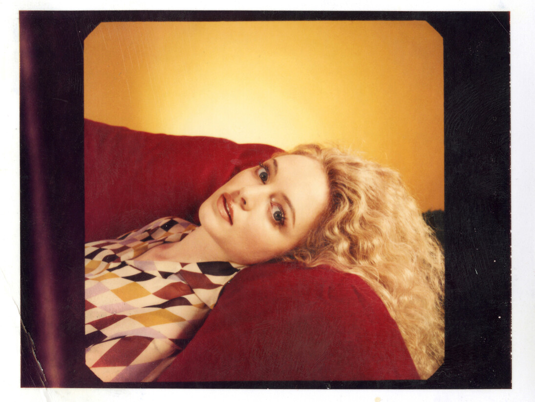 Heather Graham, Rafael Fuchs, 1997, USA, Unique Color Polaroid. Edition/Set: 1/1, 3.25 x 4.5 inches, signed on verso
