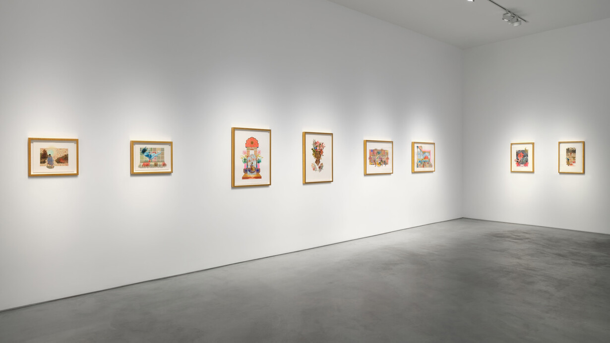 Suchitra Mattai, Fables, guineps and the sweetness of unknowing, exhibition view. Courtesy of Roberts Projects 