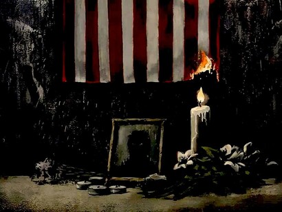 El tributo de Banksy a George Floyd 