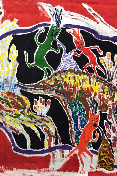 Brian A Whiteley, Demonic Painting 2, 2019