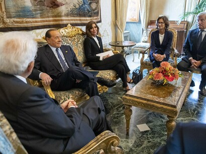 La delegazione di Forza Italia da Mattarella