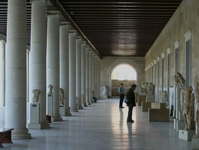 Reconstructed Stoa of Attalus, Athens, Greece
