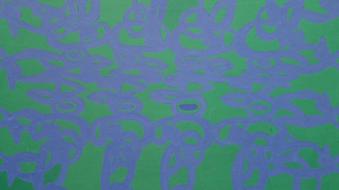 Carla Accardi, Lago artificiale in Sicilia (detail), 1962. Courtesy of Mart