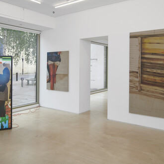 Okiki Akinfe, Rm9 5an, exhibition view. Commissioned and produced by Peer, London. Courtesy of the artist. Photo by Andy Keate
