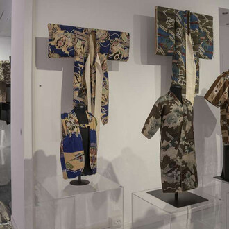 Haori. Men’s clothing from the early twentieth century tells the story of Japan, exhibition view. Courtesy of 
Museo d'Arte Orientale