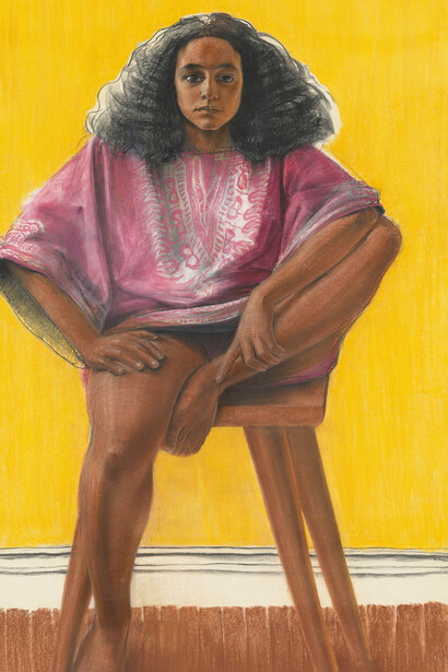 John Wilson, Gabrielle (detail), 1975. Courtesy of National Gallery of Art, Avalon fund and gift of the family of John Wilson in honor of Shelley Langdale © The Estate of John Wilson