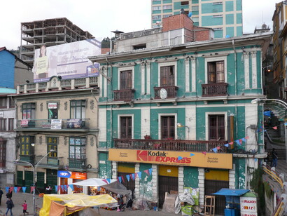 Il centro di La Paz, Bolivia, foto di Flavius Roversi
