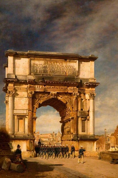 Charles Heath Wilson (1785-1848), Arco di Tito, 1835