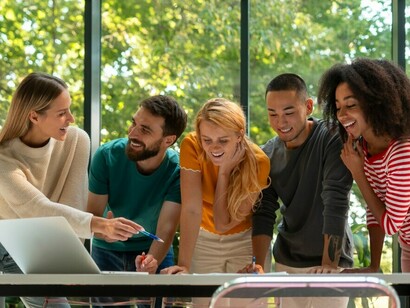 Labor union members collaborating, showcasing the strength of diverse personality types in fostering teamwork and achieving collective goals