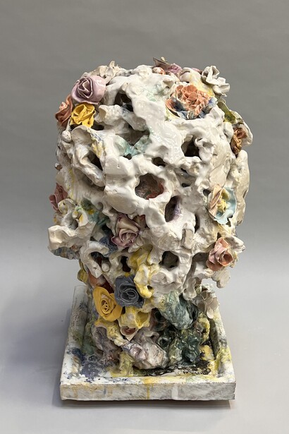 Wanxin Zhang, Rock study #5, 2020-2024. Courtesy of the artist and Catharine Clark Gallery