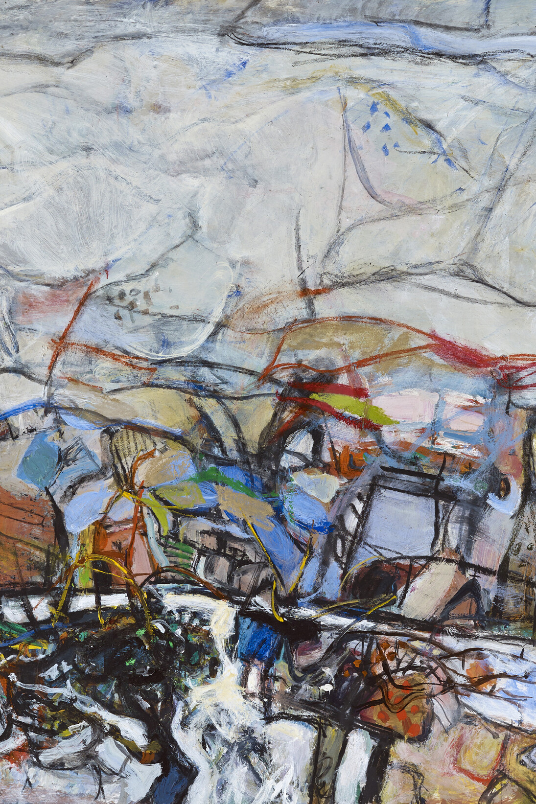 Duncan Shanks, Mist over the Valley, 2013, acrylic on paper, 70 x 71 cm, Photograph: John McKenzie