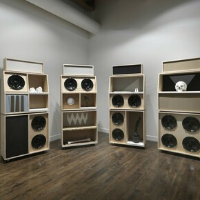 Velocity / Strata, Exhibition view. Courtesy of Linda Warren Projects