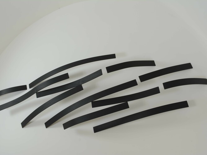 Almagno, Onde, 2009, wood, 250x75x30cm