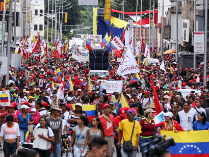 Protesta «No More Trump» en Caracas, Venezuela