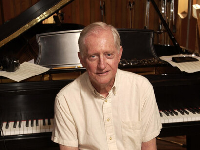 Foto di Eddie Higgins al pianoforte