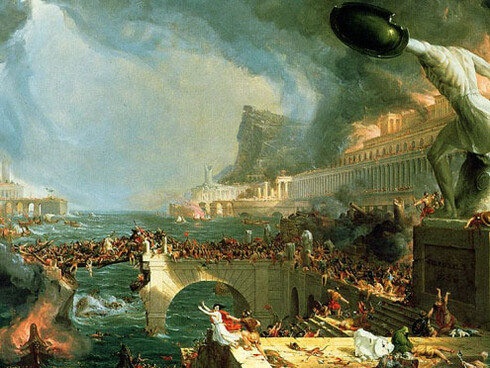 Thomas Cole. The Course of Empire Destruction