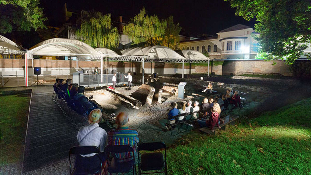 Archaeological park Emona, exhibition view. Courtesy of City Museum of Ljubljana