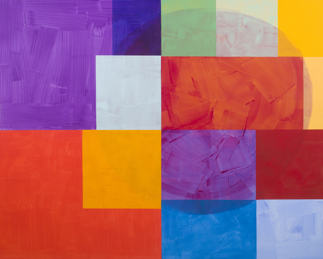 Ghost, 2017, acrylic on canvas, 201 x 221cm. Courtesy of FOLD