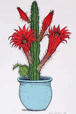 Annie Davidson, Cactus pot (detail). Courtesy of Linton and Kay