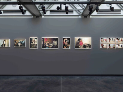 Nick Waplington, We dance in mysteries, exhibition view. © Hamiltons Gallery. Courtesy of the artist and Hamiltons Gallery. Photo by Prudence Cuming