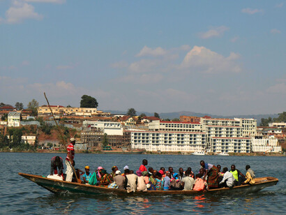 The shoreline in Bukavu city in Congo, reflecting the uneven distribution of Congo’s vast natural resources