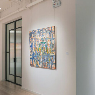 Reminiscences of the Mekong River. Courtesy of Galerie Dumonteil