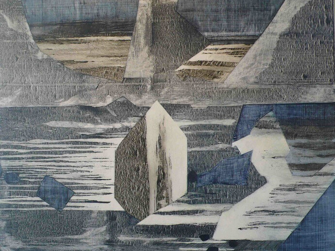 Zoe Benbow, Flint Like, Oil on canvas, 91x110 cm
