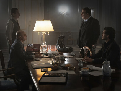 Fotograma de la película «Oslo», dirigida por  Bartlett Sher y escrita por J. T. Rogers