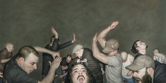 Mosh Pit Paintings 2010 – 2018. Courtesy of StolenSpace Gallery