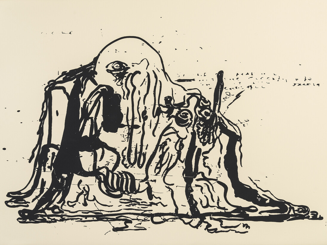 Michael Bauer, Gift (Hush) 3, 2015, Screenprint on paper, 56.5 x 76.2 cm, 22 1/4 x 30 ins