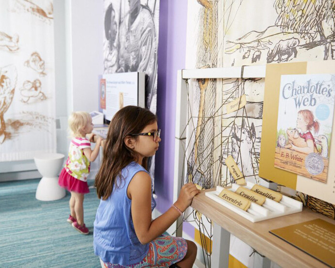 The Negaunee Foundation Children's Literature Gallery. Courtesy of American Writers Museum