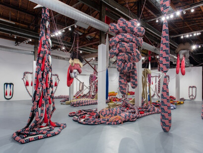 Catherine Opie and Sterling Ruby, Exhibition view. Courtesy of MOCA