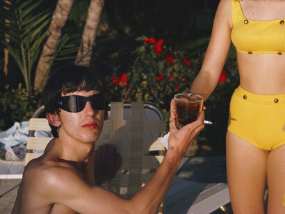 Paul McCartney, George Harrison, Miami Beach, february, 1964. Courtesy of Fine Arts Museums 