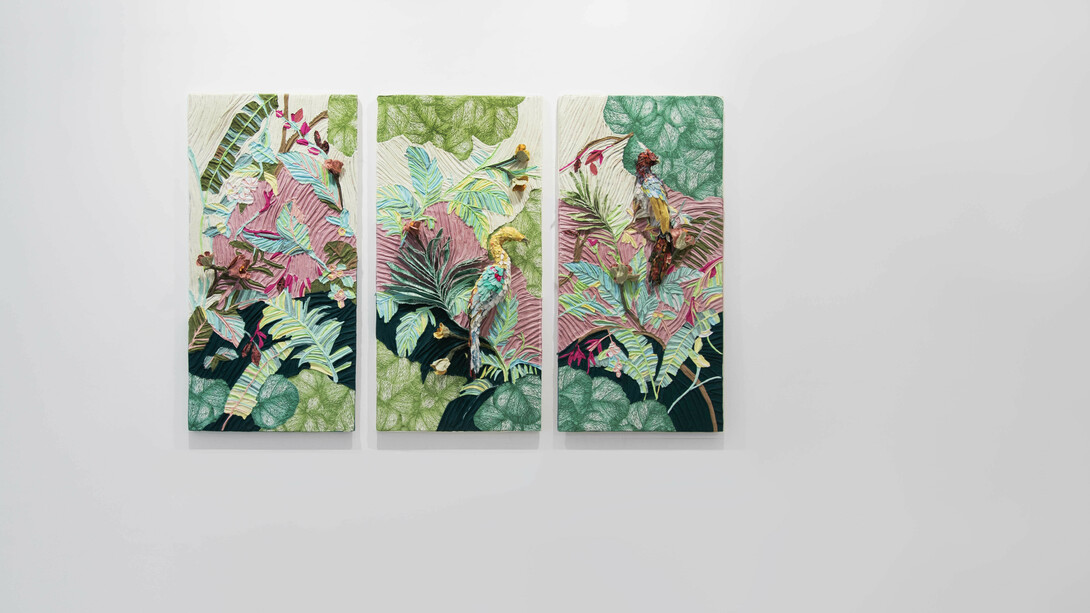 Tamara Kostianovsky, À fleur de peau, vue d'exposition. Courtoisie de la Galerie RX&SLAG