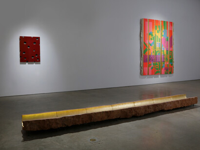 Thomas Glassford, The Constant Pull of the Moon, 2023, installation view, photo by Brian Lockhart. Courtesy of Quint Gallery, La Jolla