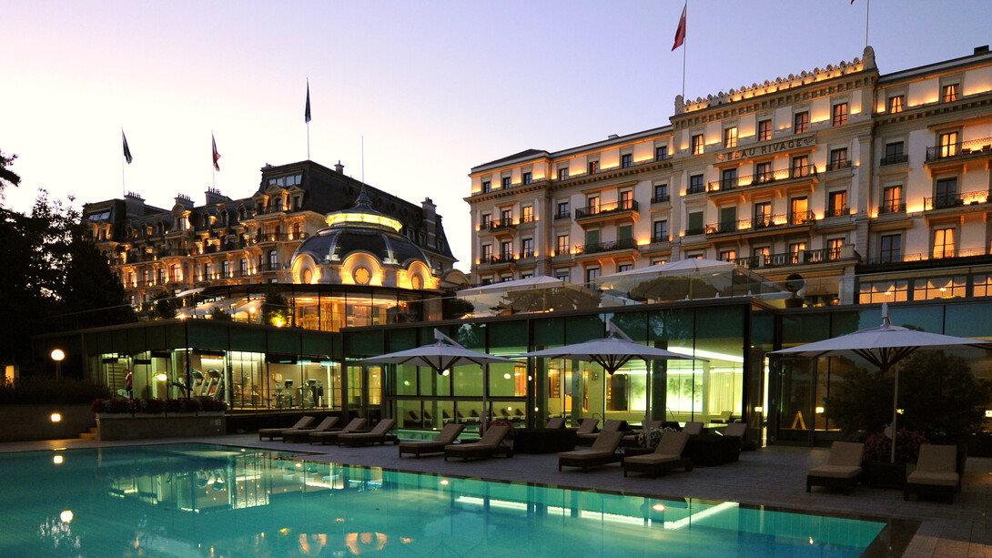 Beau Rivage Palace, external view by day