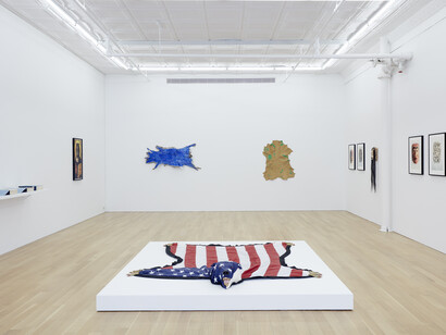 Nicholas Galanin, Carry a Song - Disrupt an Anthem, Installation view