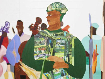 Lubaina Himid Warp and Weft. Courtesy of Firstsite