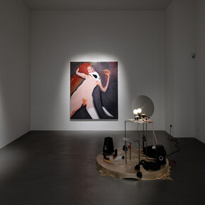 Sofia Mitsola, Psyche of fae O, exhibition view. Courtesy of Galerie Eva Presenhuber