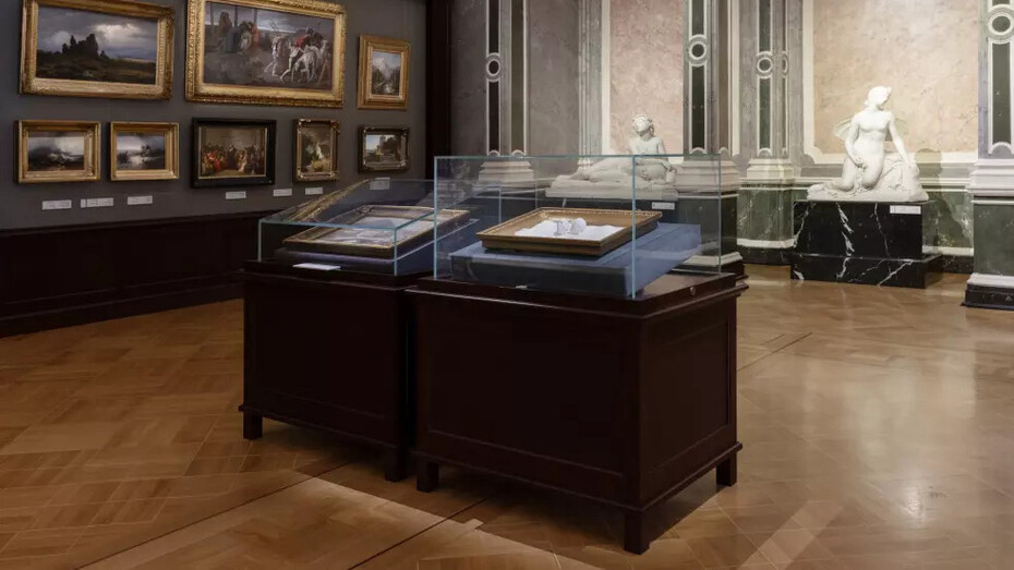 Lidó Rico, La revelación, vista de exhibición. Cortesía del Museo de Arte Riga Bourse